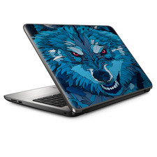 Universal Laptop Skins wrap for 15" - Blue Wolf