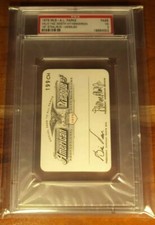 MLB Stolen Base King Rickey Henderson MLB DEBUT Ticket PSA 1979 AL Season Pass