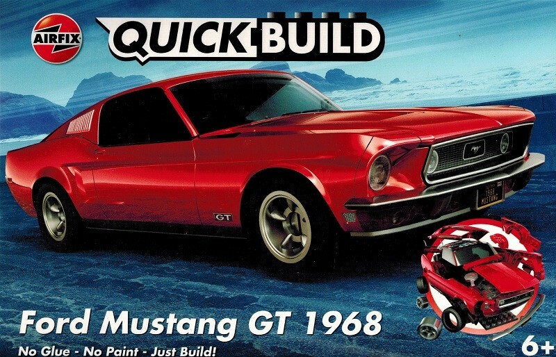 Airfix QuickBuild - Ford Mustang GT 1968 Stecksystem No glue! Just BUILD! - Bild 2