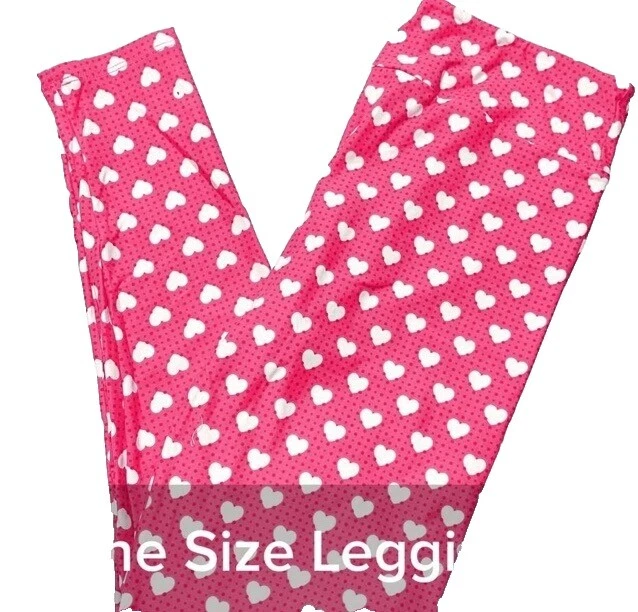 Polka Dot Corazón Leggings para Mujer