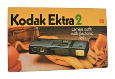 Kodak Ektra 2 Vintage Camera Outfit w/ Flash, Box  Instructions   Classic Find 