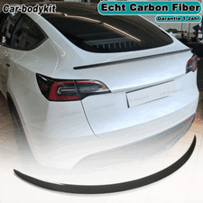 Carbon Heckspoiler Kofferraum Spoiler Flügel Lippe Passt für Tesla Model Y 19-24