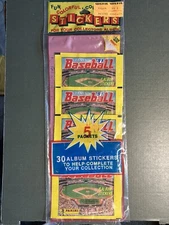 1991 Panini Baseball MLB Album Stickers (5 Packets of 6 Stickers) SEALED, NICE!!