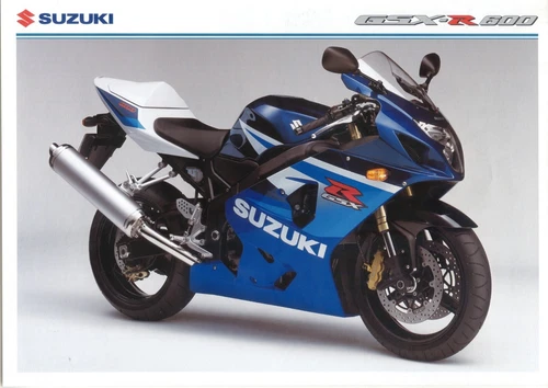 Suzuki Australia 2005 GSX-R600 sales brochure - FREE POST GSXR Gixxer