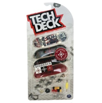 New Tech Deck RARE Disorder Skateboards Fingerboards 4 pack Nyjah Huston Team