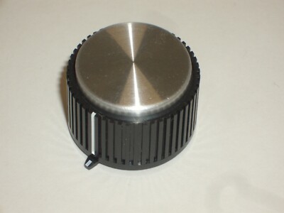 MGS KNOB-20 1.3'' FLUTED TUNING KNOB w/ POINTER AND WHITE LINE 1PC