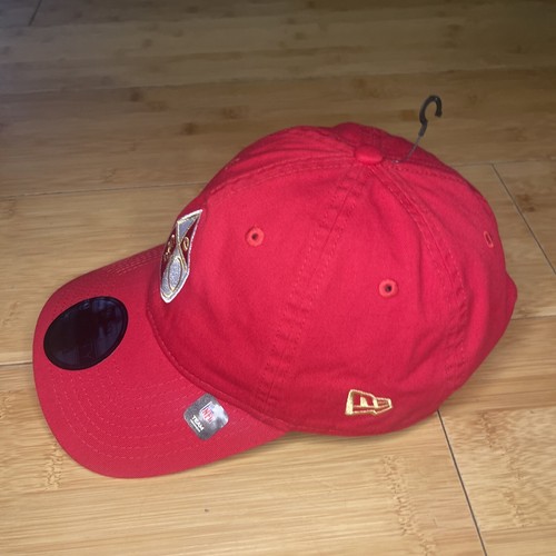 New Era 9TWENTY San Francisco 49ers Core Classic Red Retro ALT Dad Cap Hat Strap - Picture 2 of 8