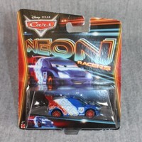 Cars Disney Pixar Mattel Raoul Caroule Neon Racers Diecast Metal New Sealed 2013