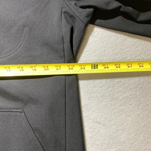 Simms Men's Black Soft Shell Fleece Lined Full-zip Hooded Fishing Jacket XL - Picture 9 of 15