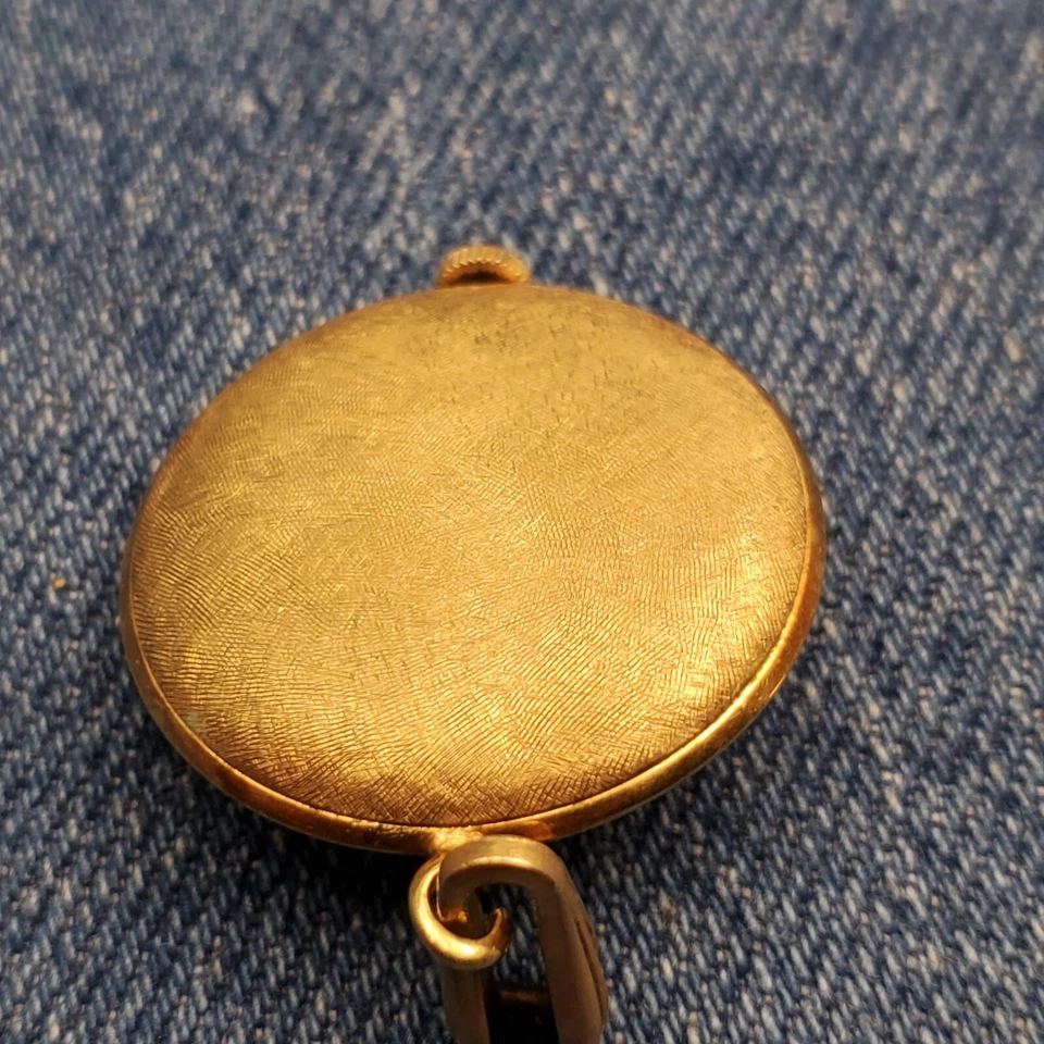 RARO RELOJ COLGANTE MUJER PAUL PEUGEOT VINTAGE 17 JOYAS HECHO EN SUIZA CUERDA MANUAL  Foto 3 de 4