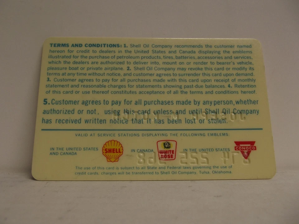 Tarjeta de crédito American Airlines 1984 vintage, sin firma, nunca usada, #111 Foto 4 de 4