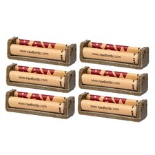 6 x RAW Natural Hemp Plastic Rolling Machine 70mm Roller