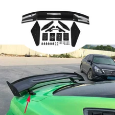 APR Dry Carbon Fiber Rear Trunk Spoiler Wing Flap For Auto Ford Mustang 2015-21