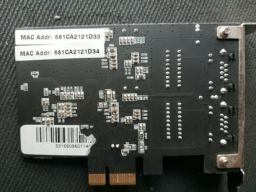 Rosewill Dual RJ-45 PCI-e Network Interface Card 1Gbps - Picture 3 of 4
