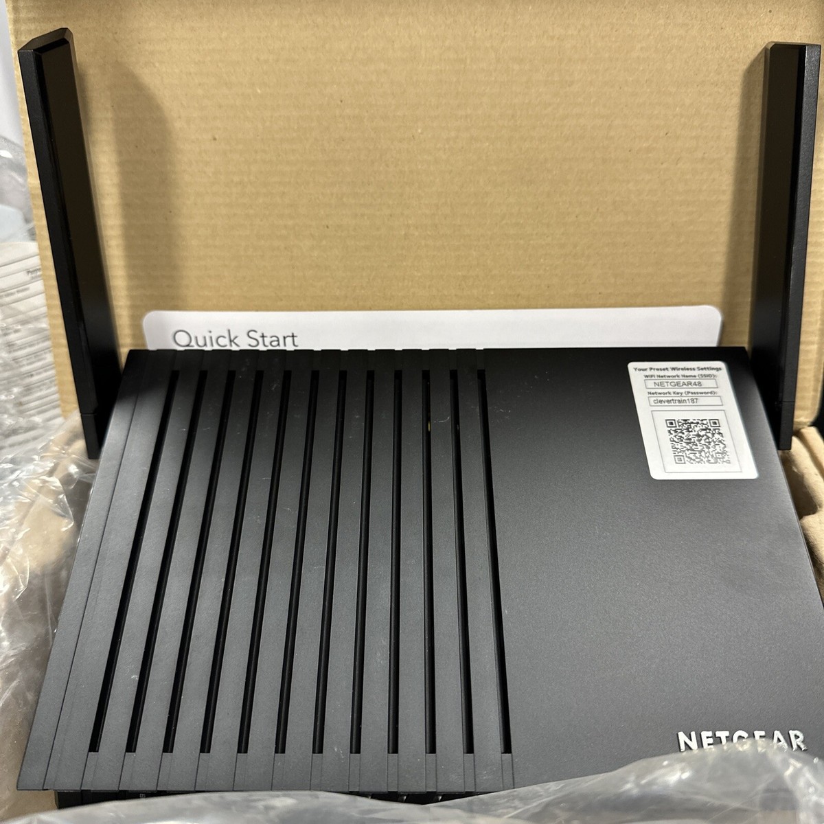 NETGEAR RAX15 4-Stream Wi-Fi 6 Router - RAX15-1AZNAS - New 1.8Gbps