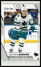 2023-24 O-Pee-Chee #398 Matt Benning San Jose Sharks