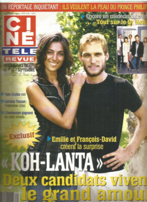CINE TELE REVUE N°35 C. TOUZET / TOM CRUISE / PRINCE PHILIPPE / ''KOH LANTA''