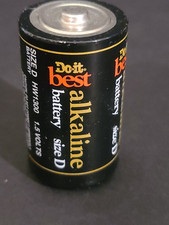 Vintage Do It Best D-Cell Alkaline Battery Collectable Made In USA
