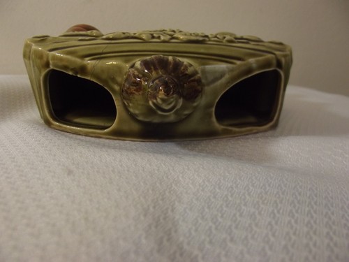 Vintage Ceramic Wall Pocket CLOCK - Tilso Fruit Green JAPAN - Picture 8 of 8