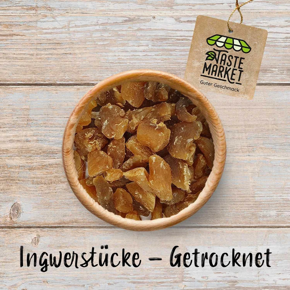Ingwerstücke | getrocknet unbehandelt scharf | Ingwer Stück Stücke Ingwerstück - Bild 4 von 4
