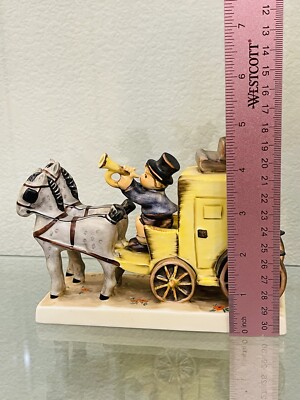 Pair Goebel Hummel The Mail is Here Figurine & Wall Plaque