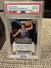 Terrence Shannon Jr. 2024 Prizm Sensational Signatures Mojo RC Auto /25 PSA 8