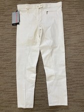 NWT Women’s Size 34R USG White Golden Dress Full Seat Horseback Riding Breeches