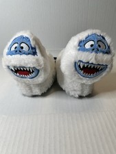 Abominable Snowman 3D Plush Slippers White Toddler 4 Rudolph Reindeer New