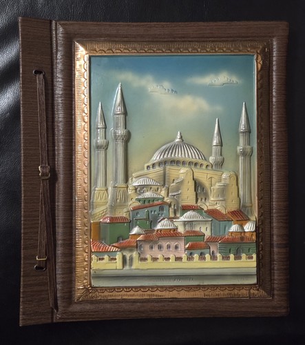 Vintage Haggia Sophia Istanbul Turkey Mosque 3D Scrapbook Art 20 Pages