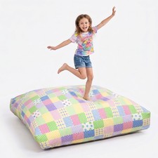 Sensory Crash Pad for Kids  Adult   Crash Mat with Foam Blocks, Removable a