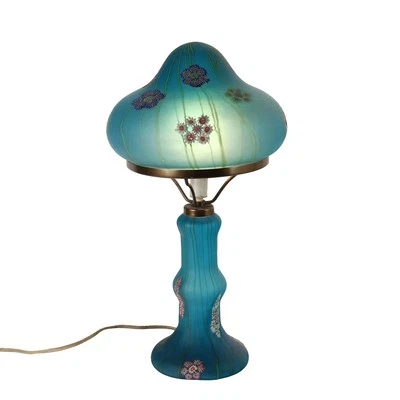 Lampe de Table Vintage Millefiori F.lli Toso Verre Italie Années 50 - Photo 1/4