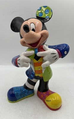 New 2017 DISNEY MICKEY MOUSE 90TH Limited Edition BRITTO Bling signed Figurine