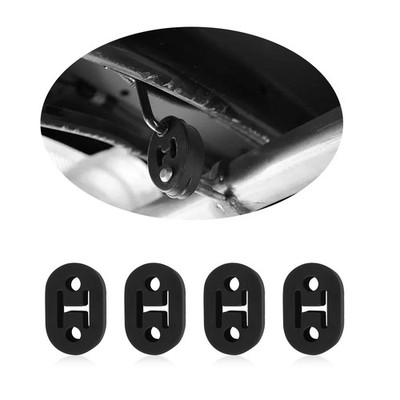 4 Stück Silent Auspuffblock mit 2 Löchern, Silent Gummiblock mit 12 Loch