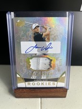 2024 UD Portfolio Golf - Aaron Wise Exquisite Rookies Glove Relic Auto Gold /10