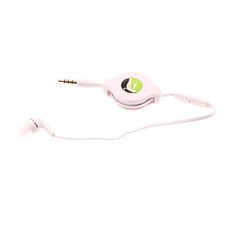 For Galaxy A05/A06/A07 - Retractable Mono Earphone Headphone 3.5mm w Mic