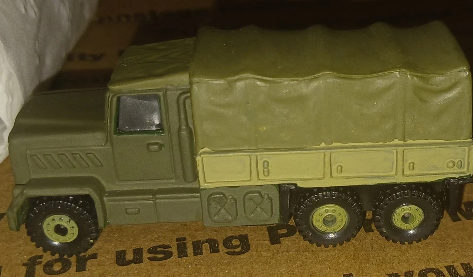 (H-23) 10 camiones Boley del ejército de Estados Unidos. 1:87. Pintado. Bonita forma. Se vende tal cual. Foto 2 de 4