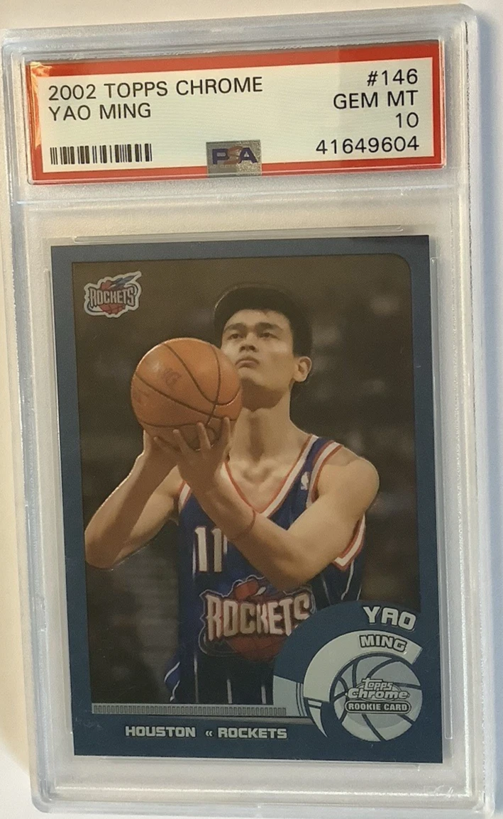 Topps Yao Ming Basketball Rookie Sports Trading Cards