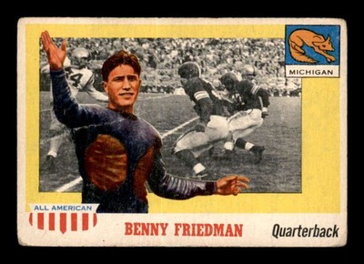 1955 Topps #64 Benny Friedman RC G/VG X3197648