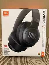JBL Tune 770NC Noise-Cancelling Wireless Over-Ear Bluetooth Headphones Black