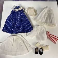 Madame Alexander Doll Betsy Ross #431 Dark Blue Dress Shoes Outfit Only Z12