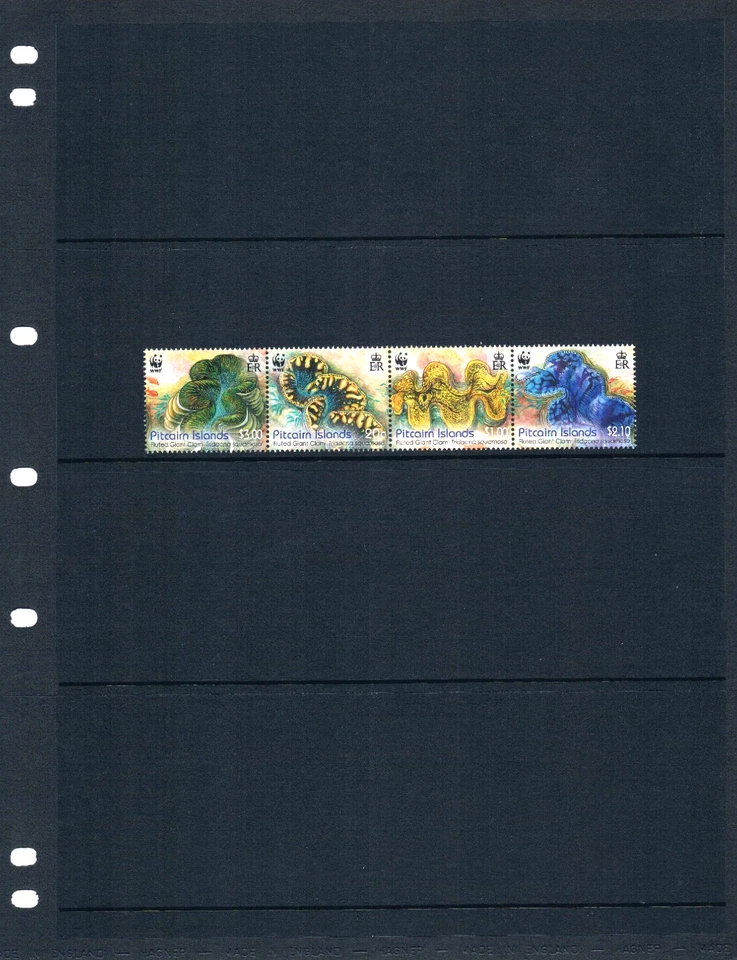 $11.50 Scott Value - 2012 PITCAIRN ISL Giant Clams Pacific Ocean CV MNH NH UMM - Image 2 of 4