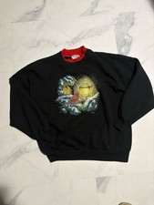 Vintage Morning Sun Jerzees Sweatshirt Made In USA Bird Lantern Graphic Large