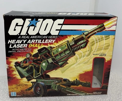 Vintage G.I. Joe Empty BOX ONLY Heavy Artillery Laser HAL See Pictures & Descrp