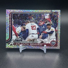 2025 Topps Series 1 Celebrations Braves Team Card Confetti Limited