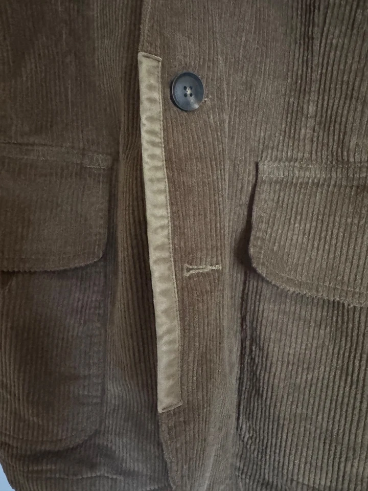 Abrigo deportivo de pana marrón grande con etiquetas RRL mercado japonés G1N con etiquetas Foto 4 de 4