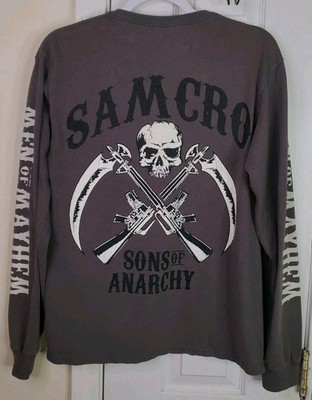 Sons of Anarchy Long Sleeve Official T Shirt Mens Medium Samcro Men Of Mayhem