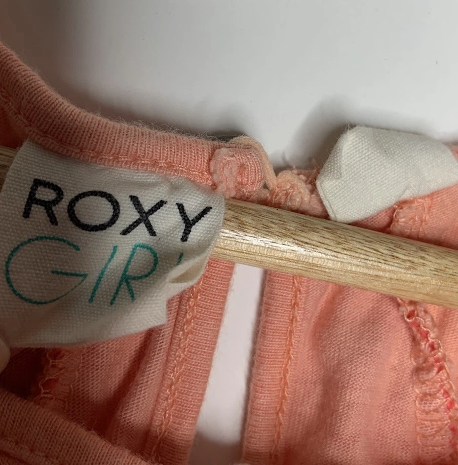 Mameluco Roxy Niña con Bolsillos Rayas Naranja Una Pieza | Niña Talla 7 Foto 3 de 4