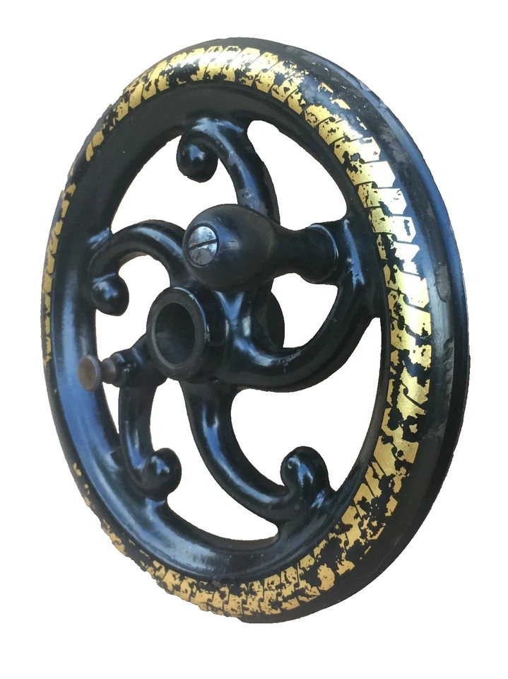 Máquina de costura Jones Serpentine manivela roda de equilíbrio - Imagem 3 de 4