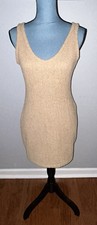 Fitted Tank Dress Nubby Sweater Material Size Small By Wild Fable