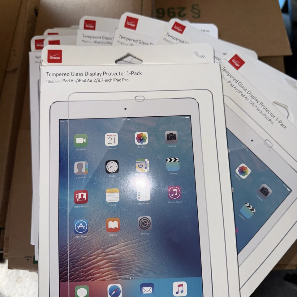 🔥10x🔥  iPad Air/ iPad Air 2 / 9.7 inch iPad Pro Tempered Glass - Image 2 of 3